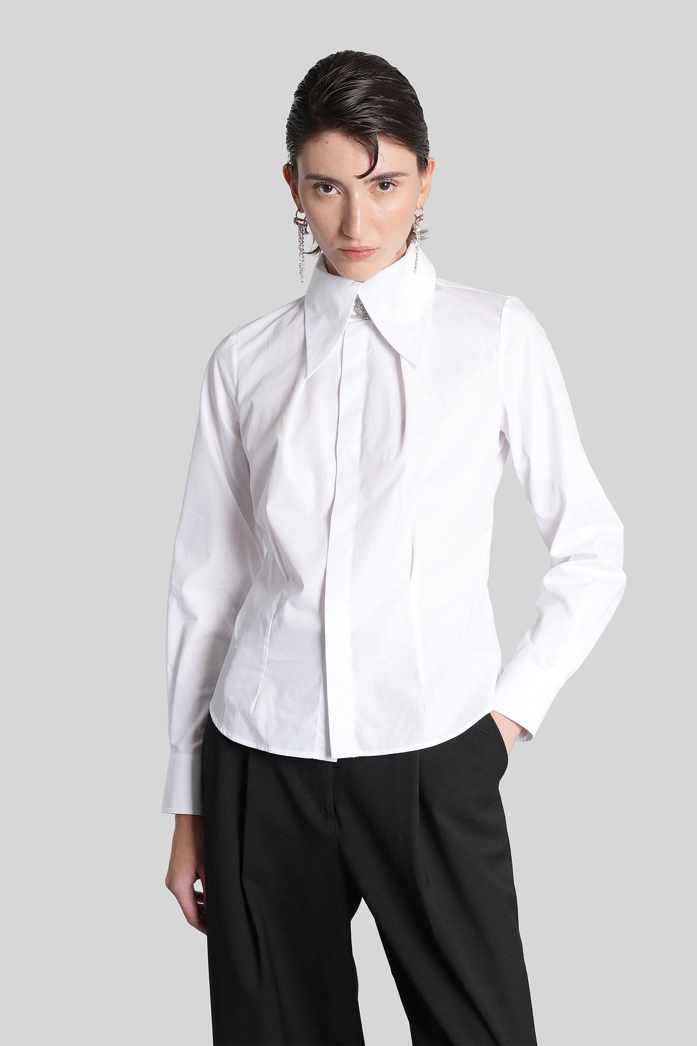 vivienne westwood shirt in white cotton