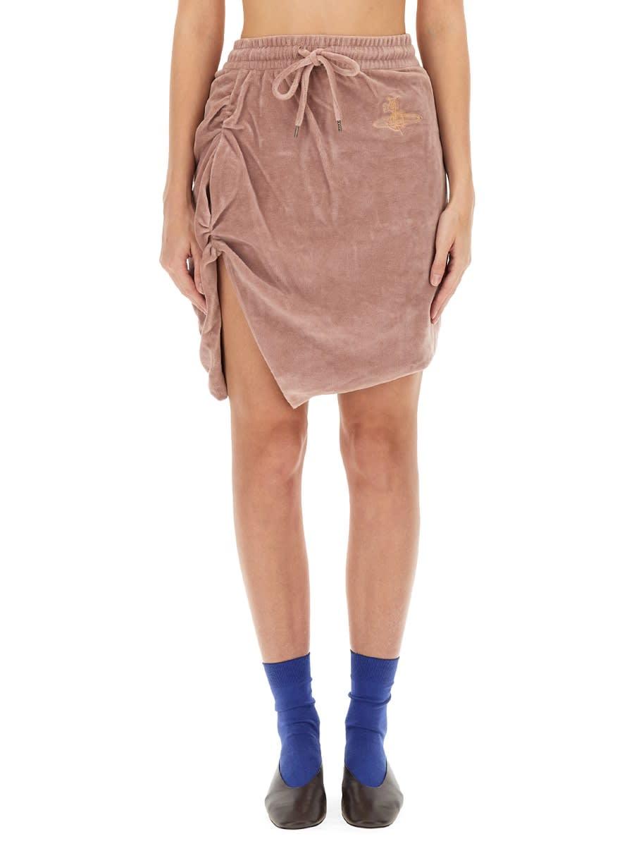 vivienne westwood side panther mini skirt