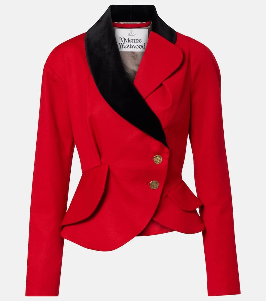 vivienne westwood stormy asymmetric virgin wool jacket