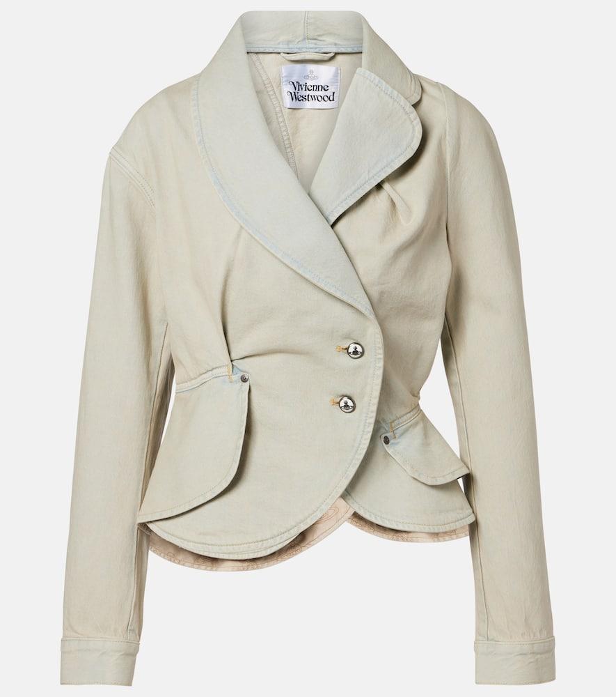 vivienne westwood stormy faded denim jacket