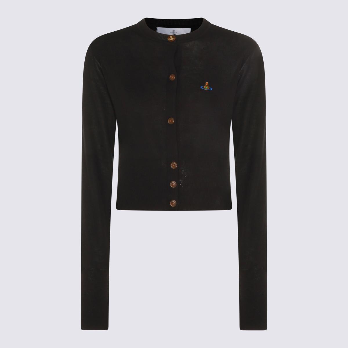 vivienne westwood sweaters black _100 % co - women