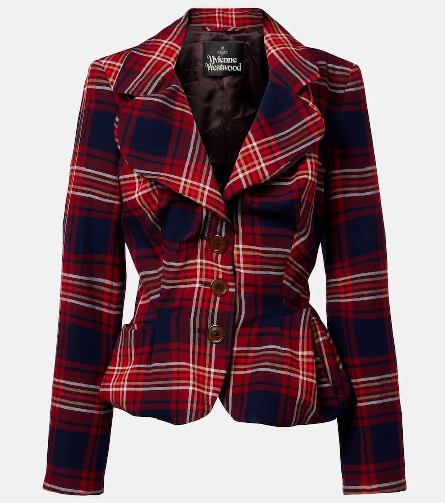 vivienne westwood tartan blazer