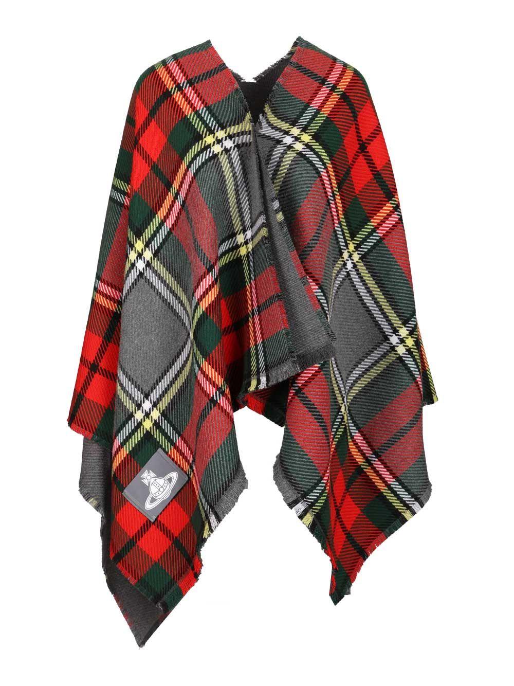 vivienne westwood tartan moonshine poncho