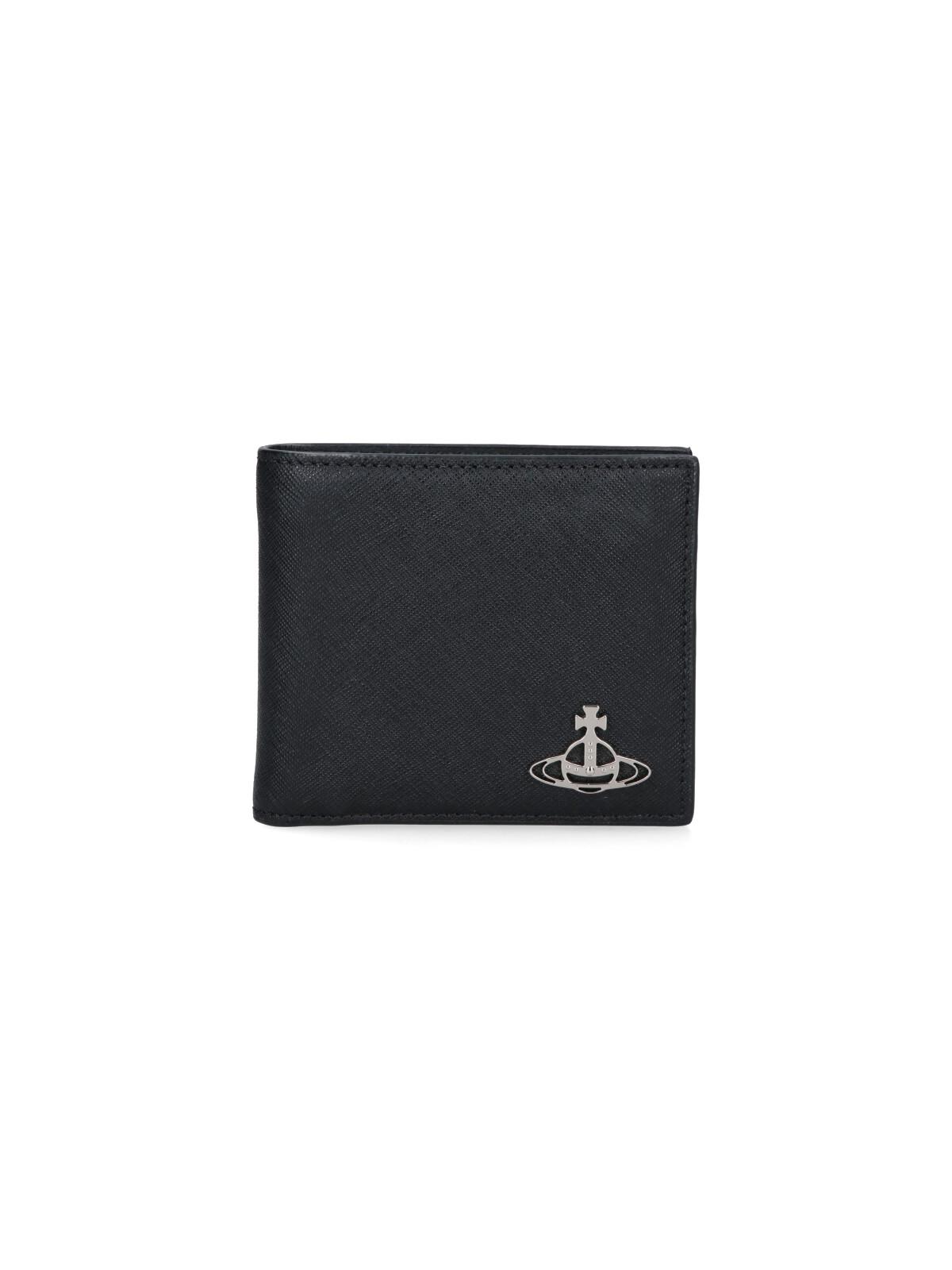 vivienne westwood wallets black cow leather - women