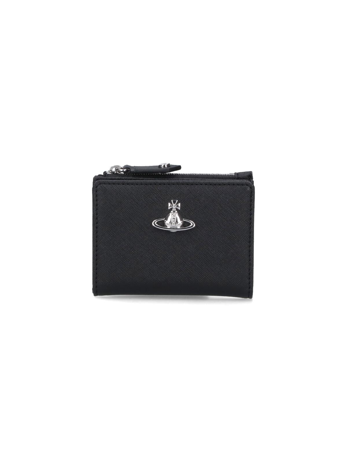 vivienne westwood wallets black polyurethane - women