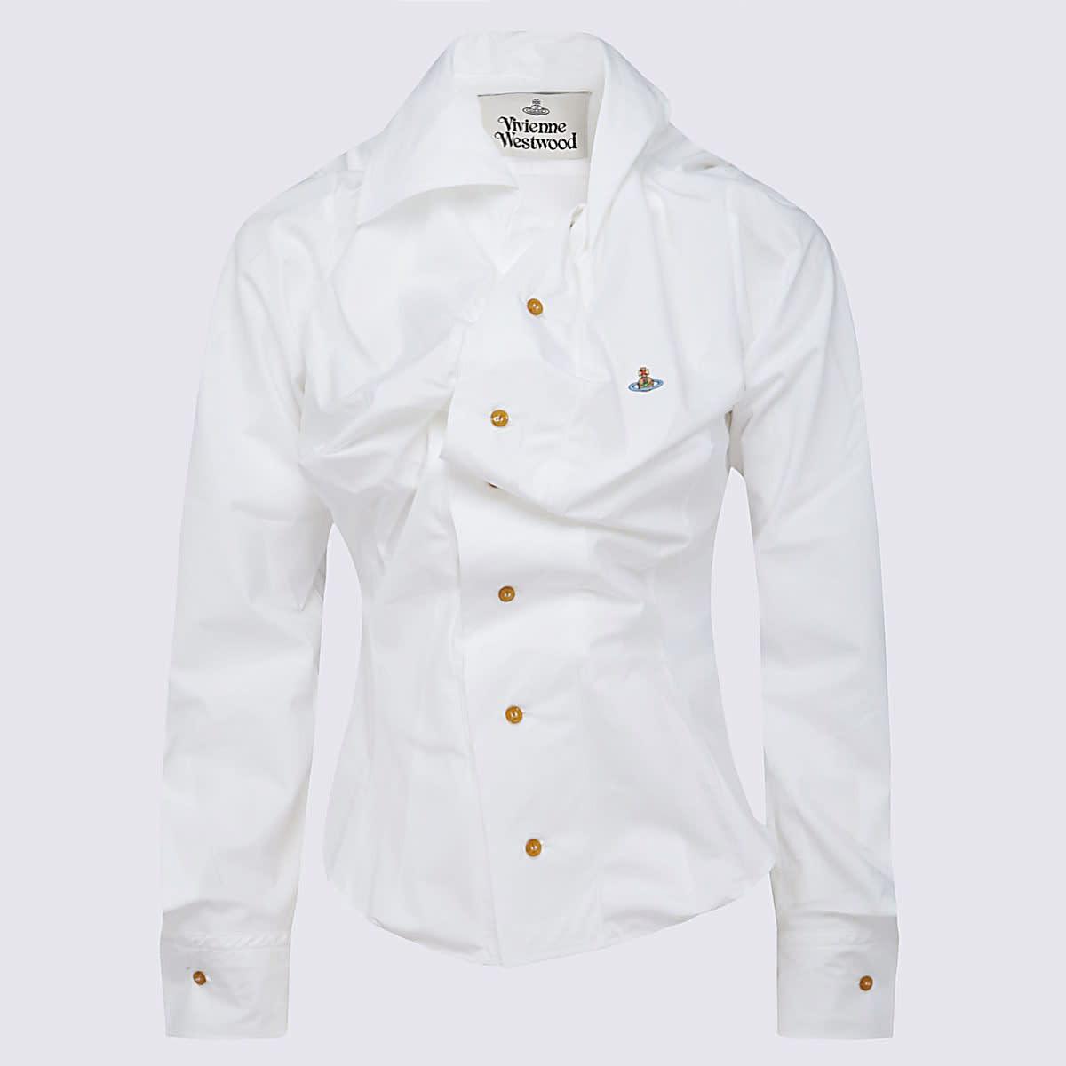 vivienne westwood white cotton shirt