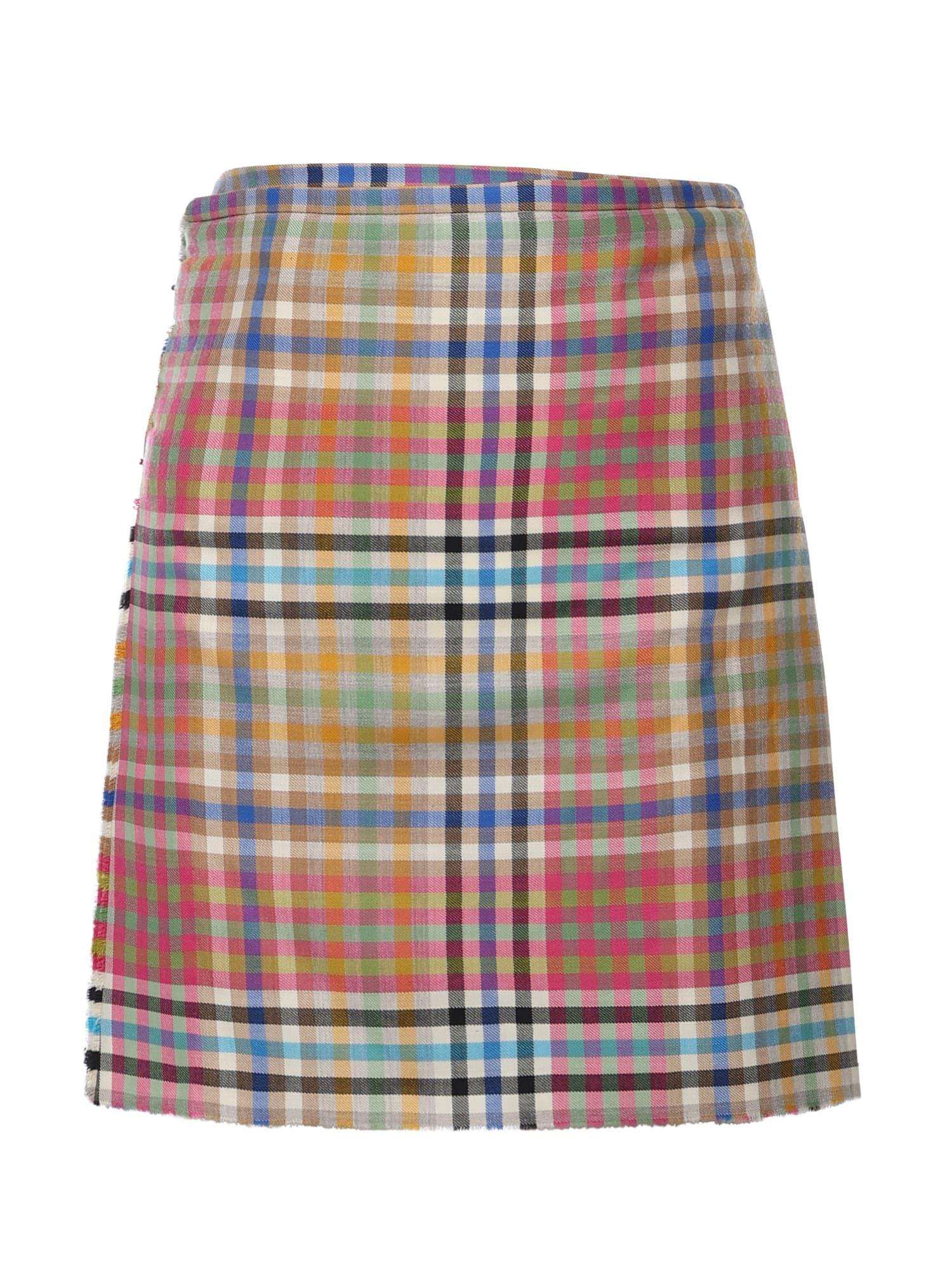 vivienne westwood wool kilt miniskirt