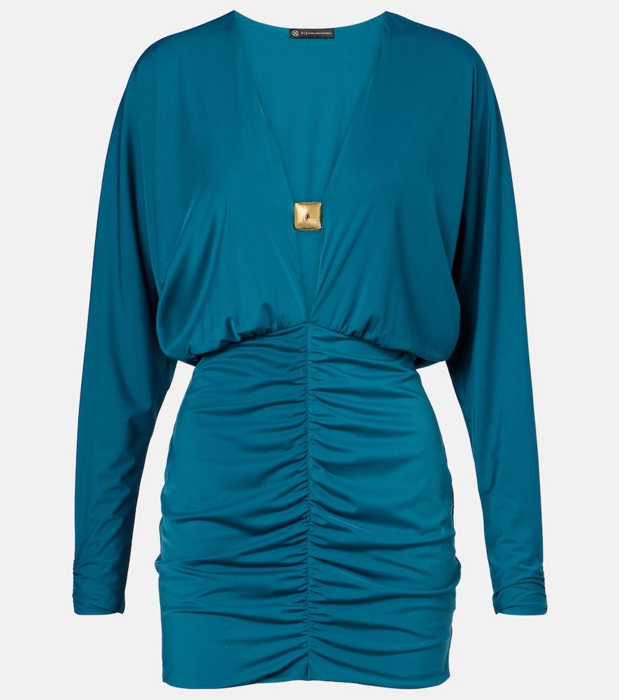 vix paula hermanny iris ruched minidress