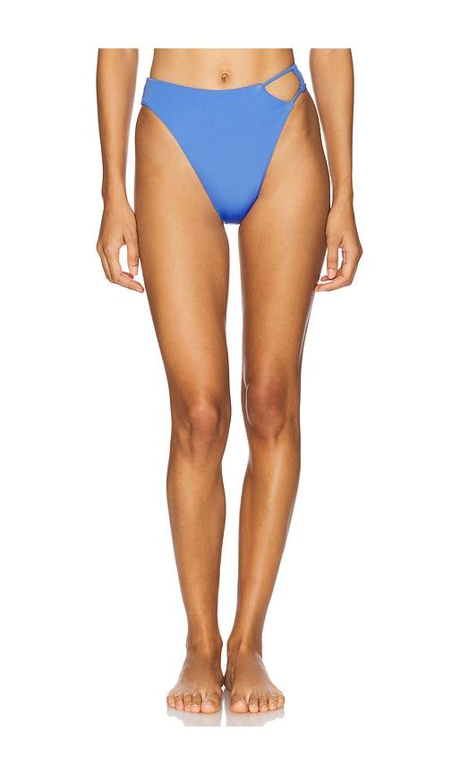 vix swimwear nara hot pants bikini bottoms in blue.