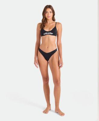 volcom womens legacy drop scoop neck bikini top pull on bottoms