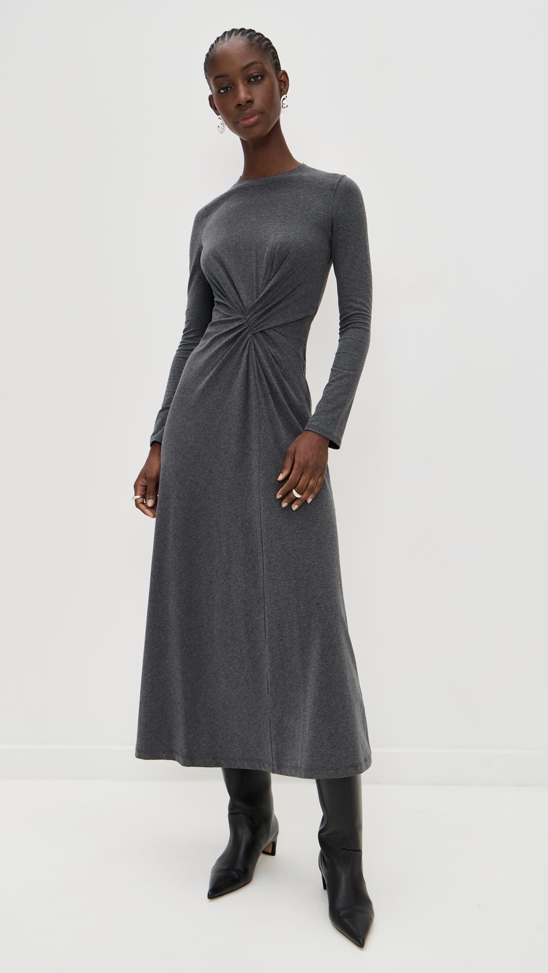volta long sleeve dress