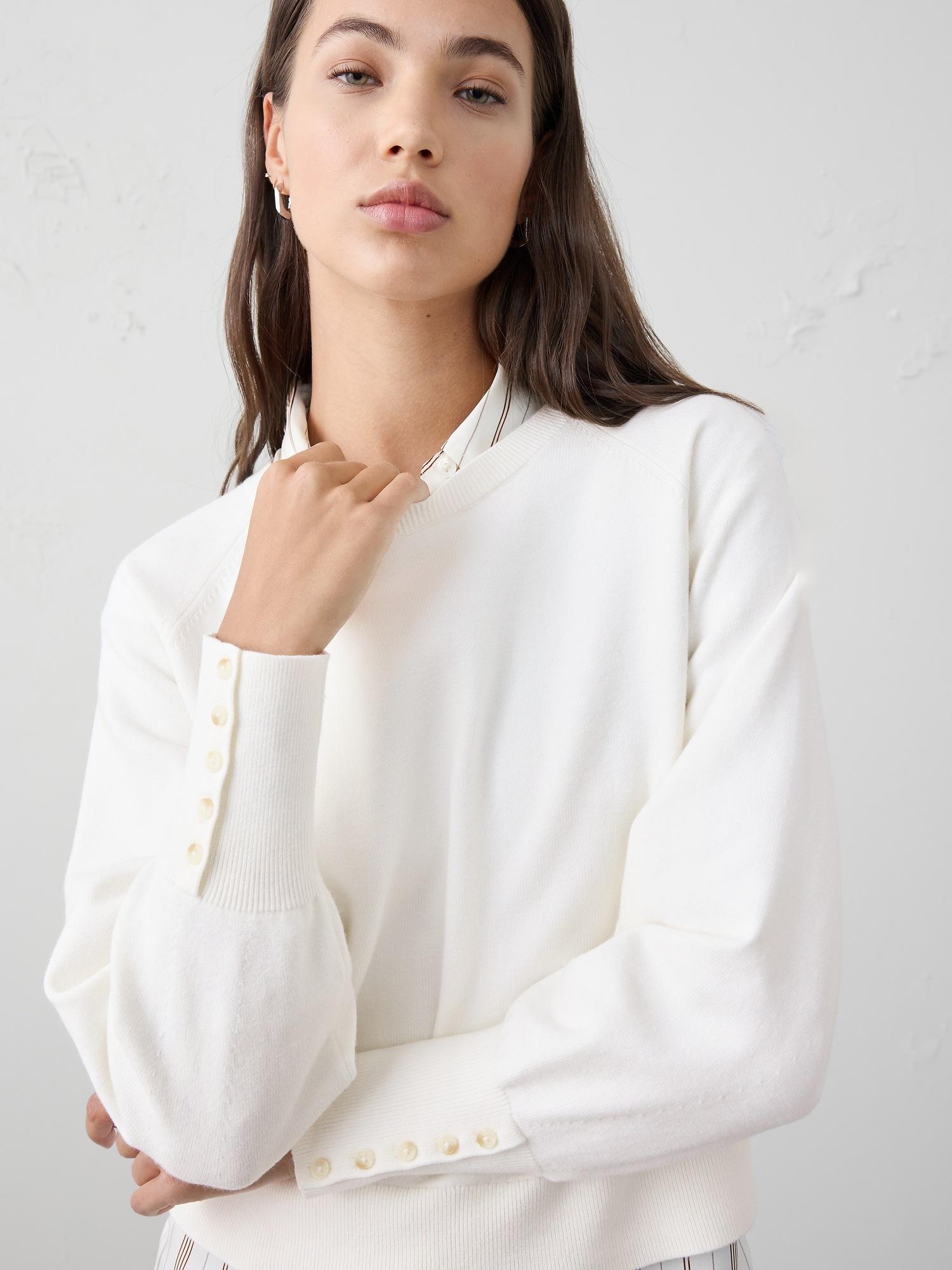 volume-sleeve sweater