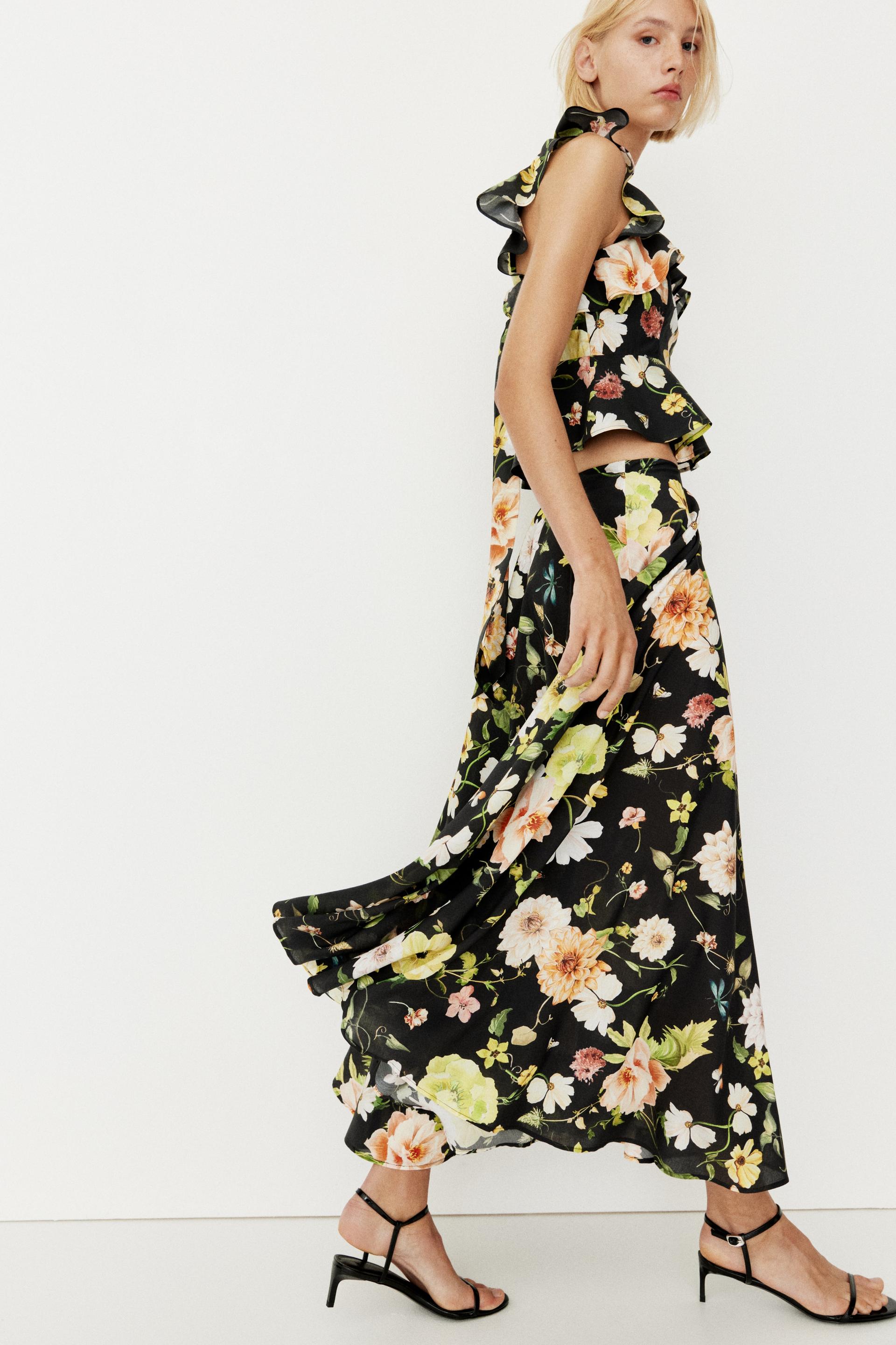 voluminous maxi skirt