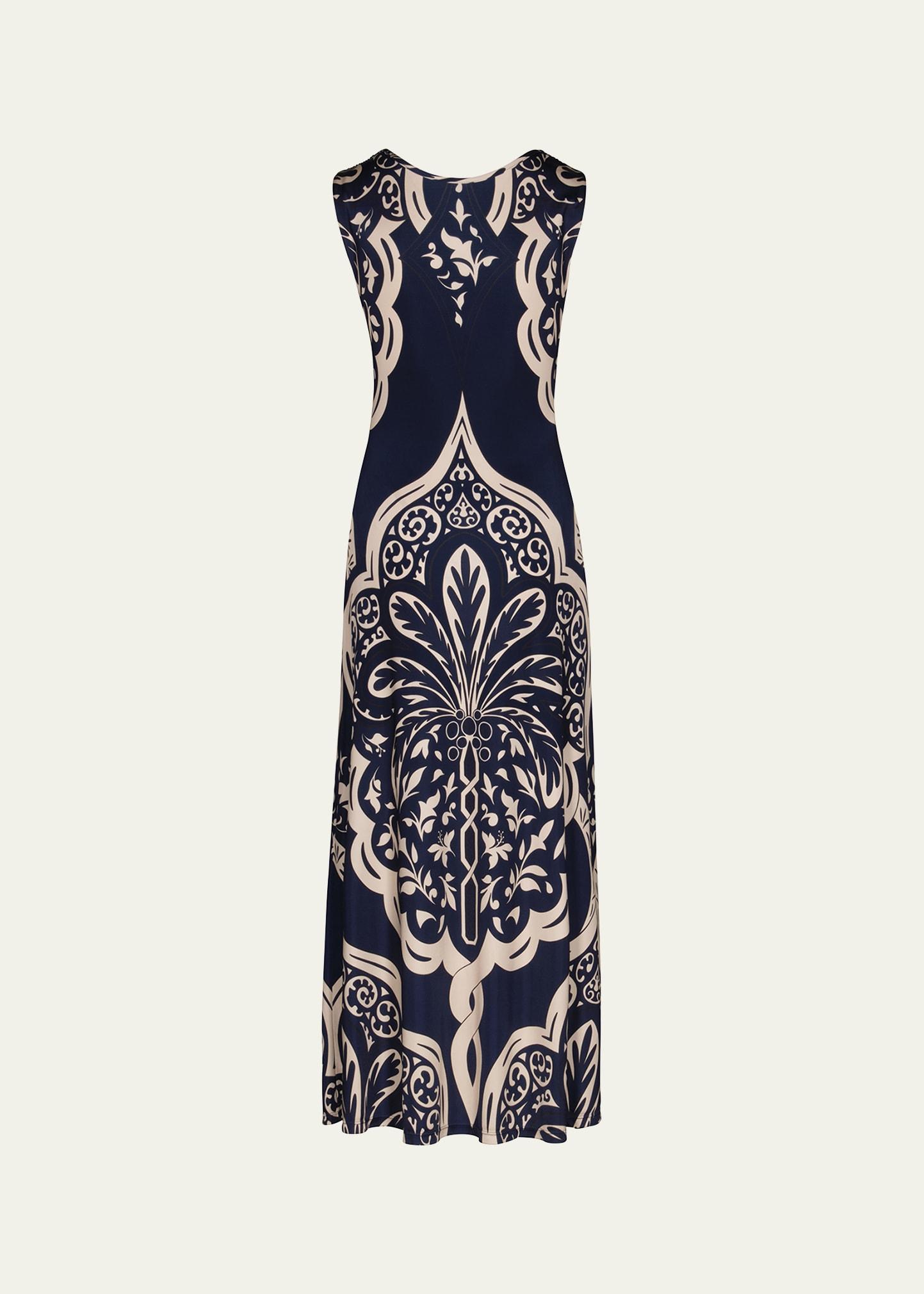 voyage reversible twist-front cut-out maxi dress