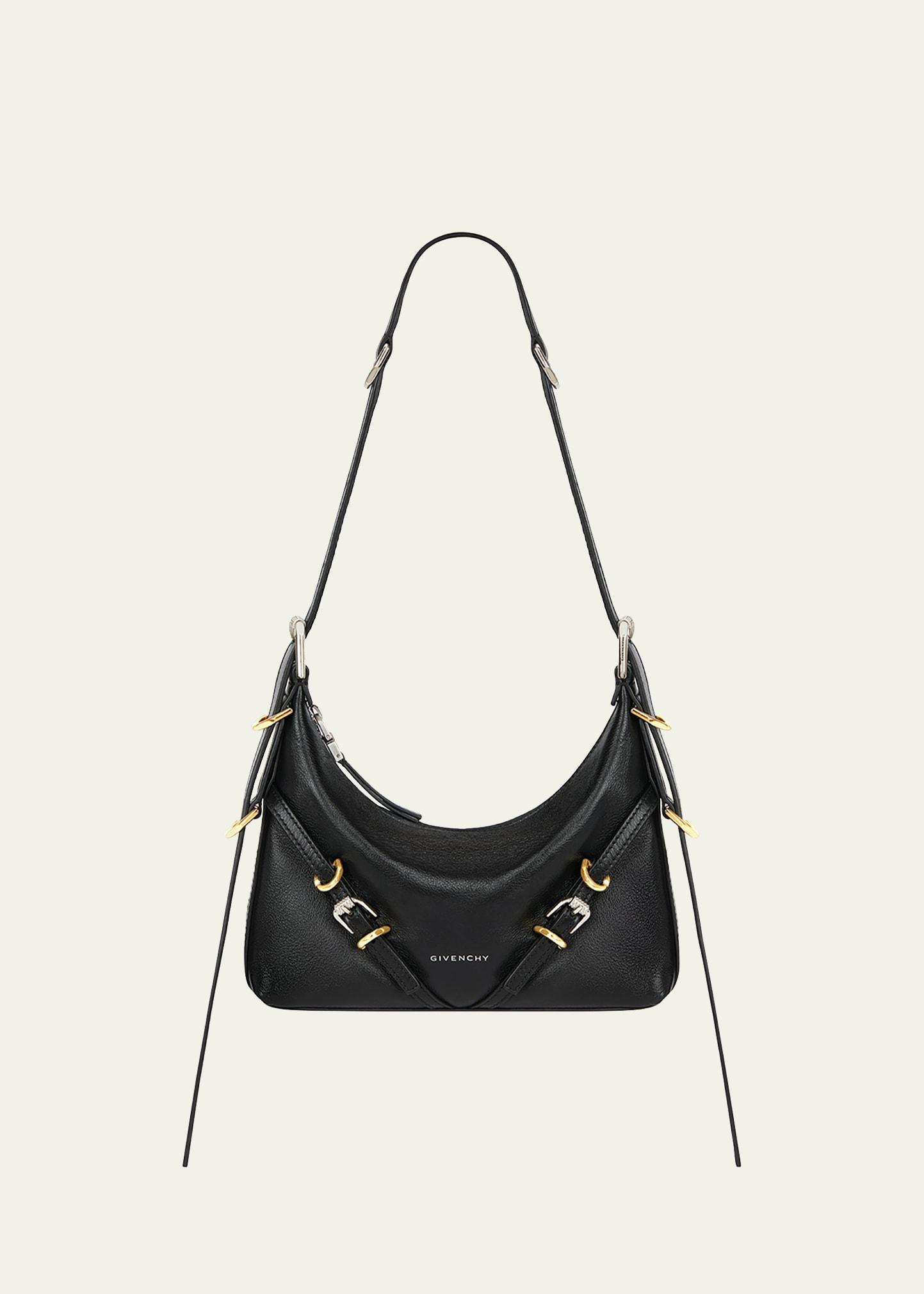 voyou mini shoulder bag in tumbled leather