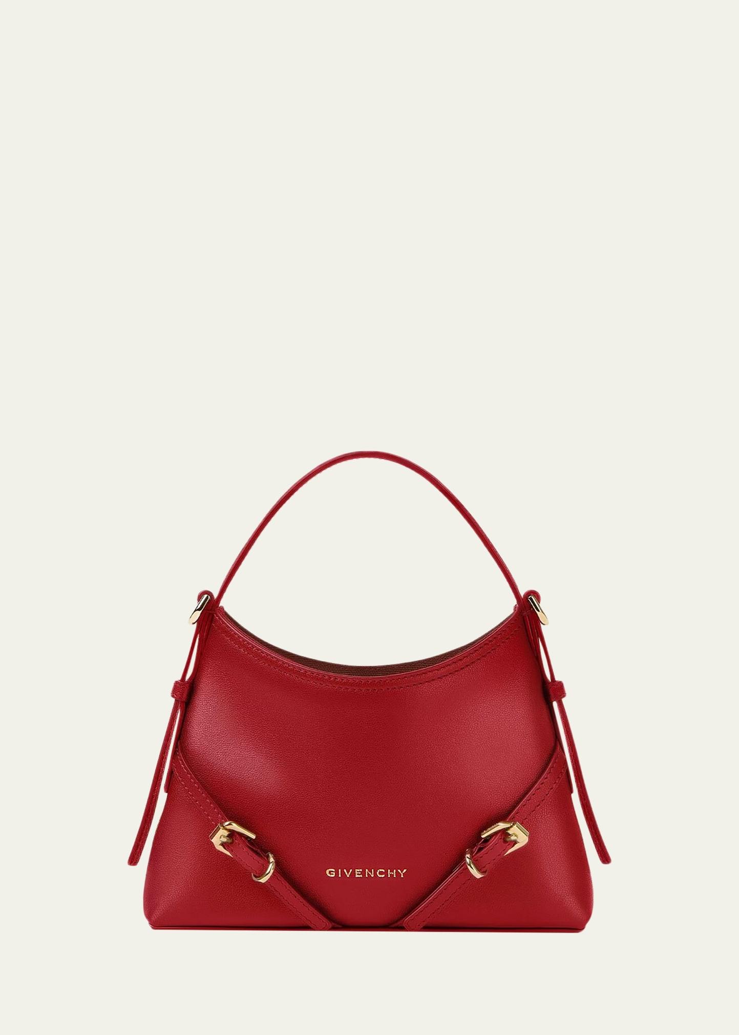 voyou nano shoulder bag in shiny leather