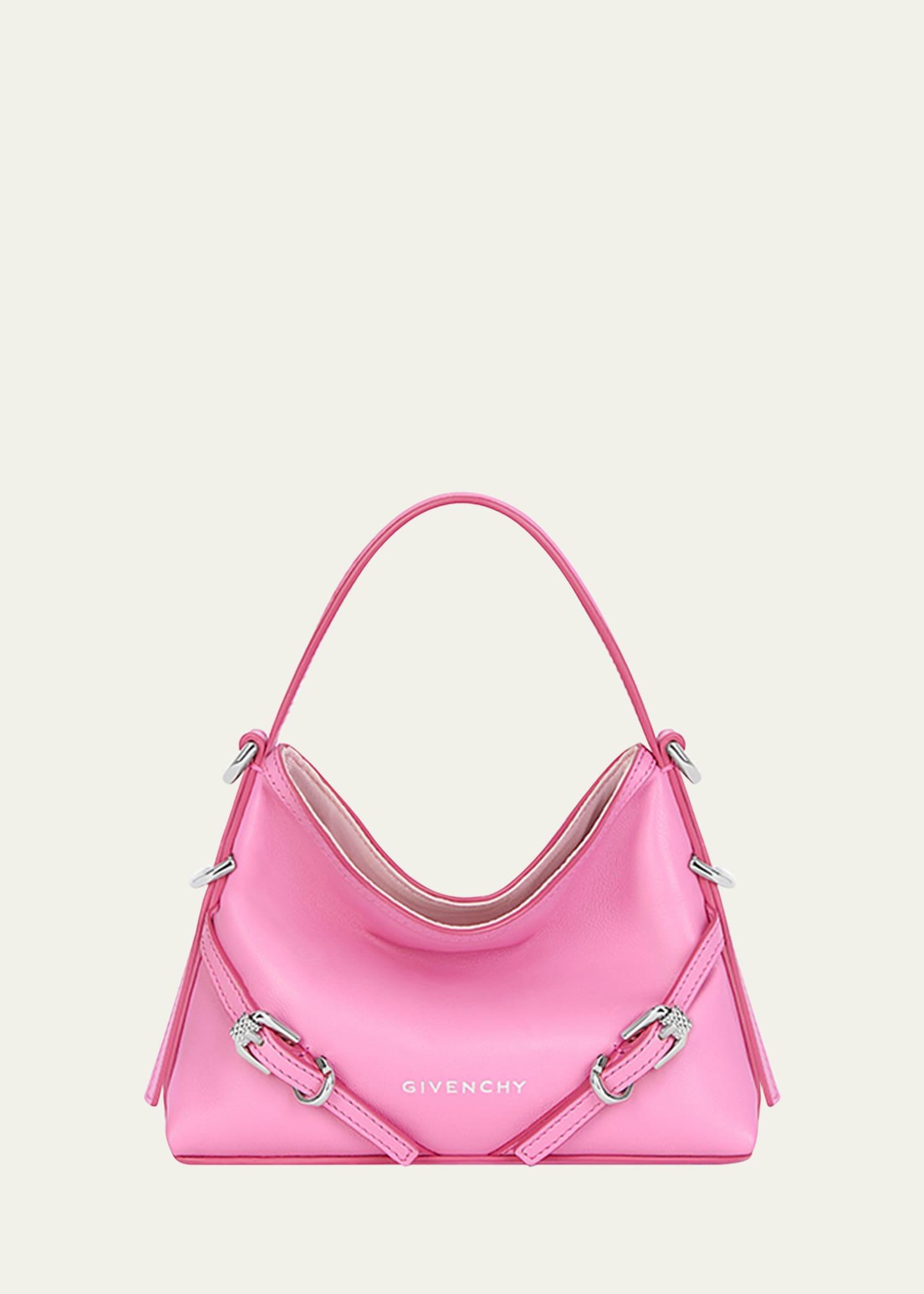 voyou nano top-handle bag in leather