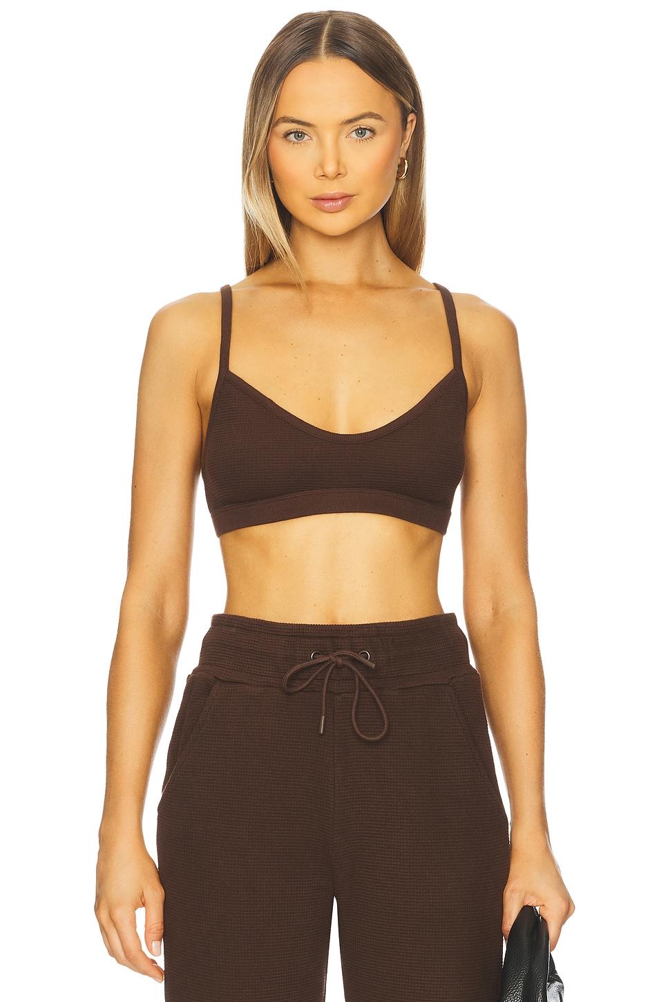 waffle knit lounge bralette