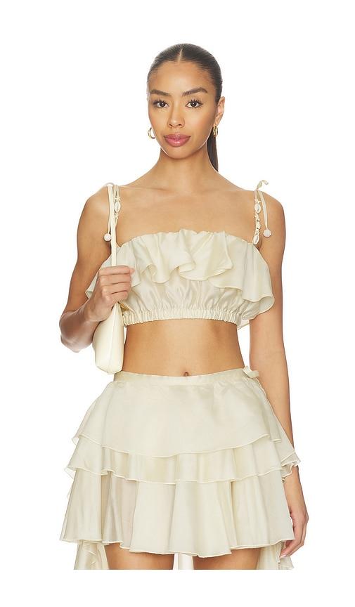 waimari sirocco top in cream.