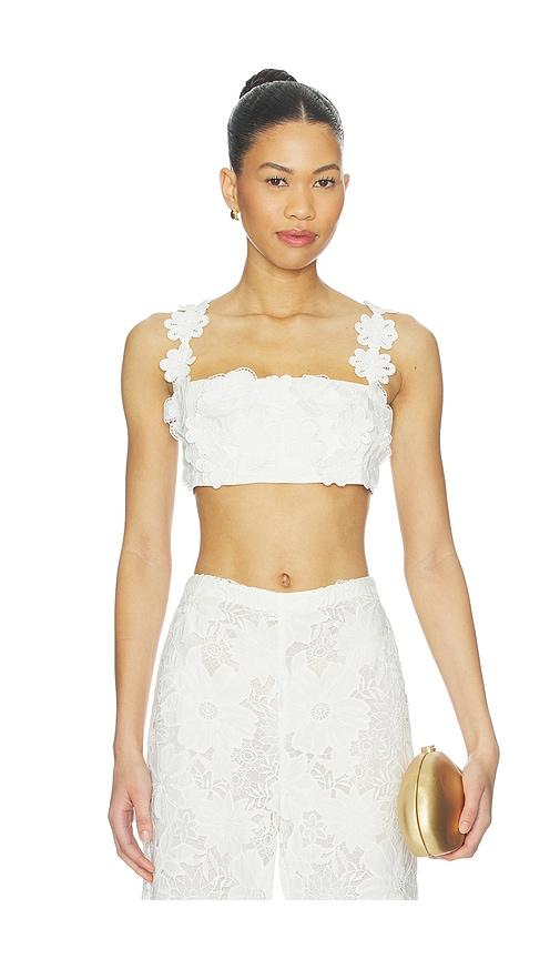 waimari solange top in white.
