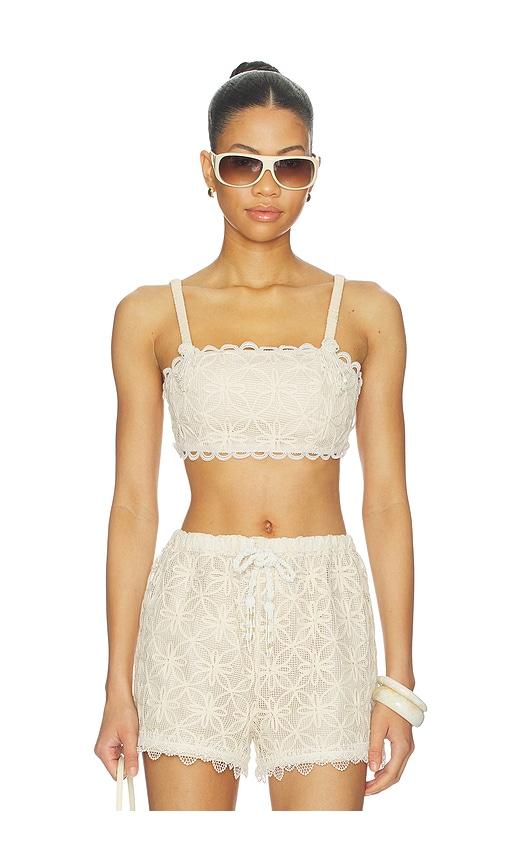 waimari vera top in cream.