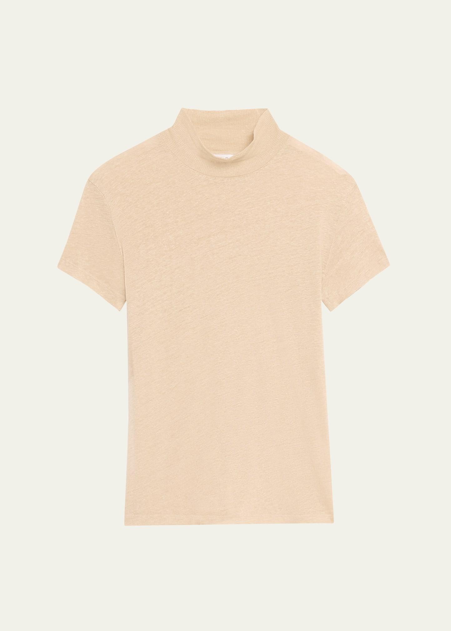 wake mock-neck top