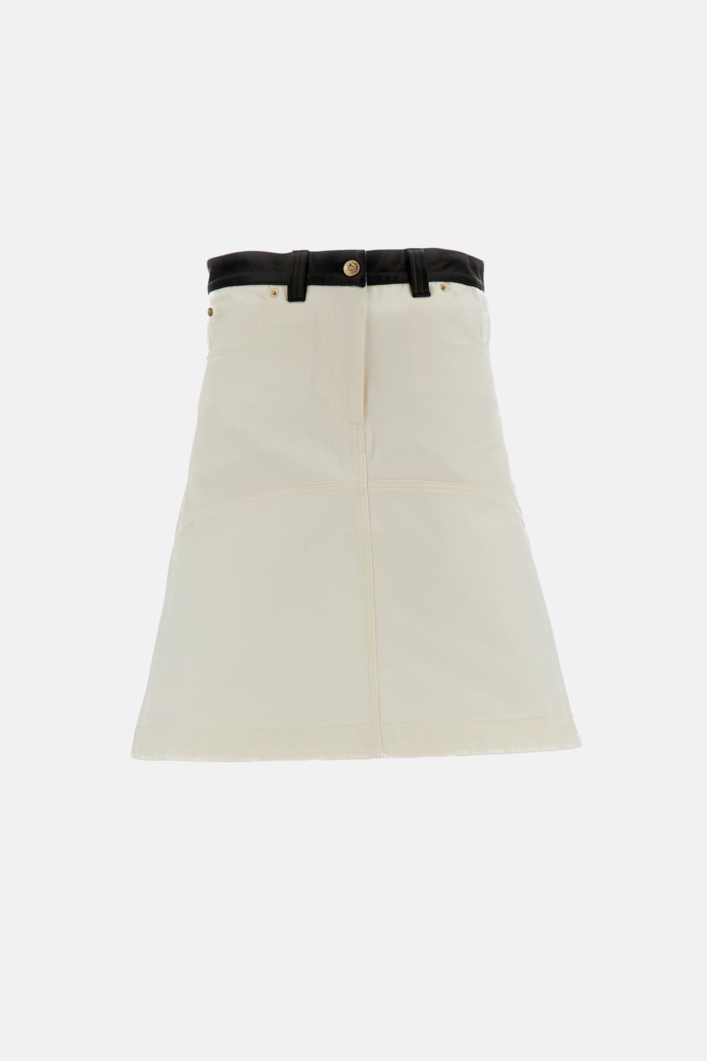 wales bonner cotton denim skirt