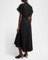 walker band-collar eco poplin shirtdress