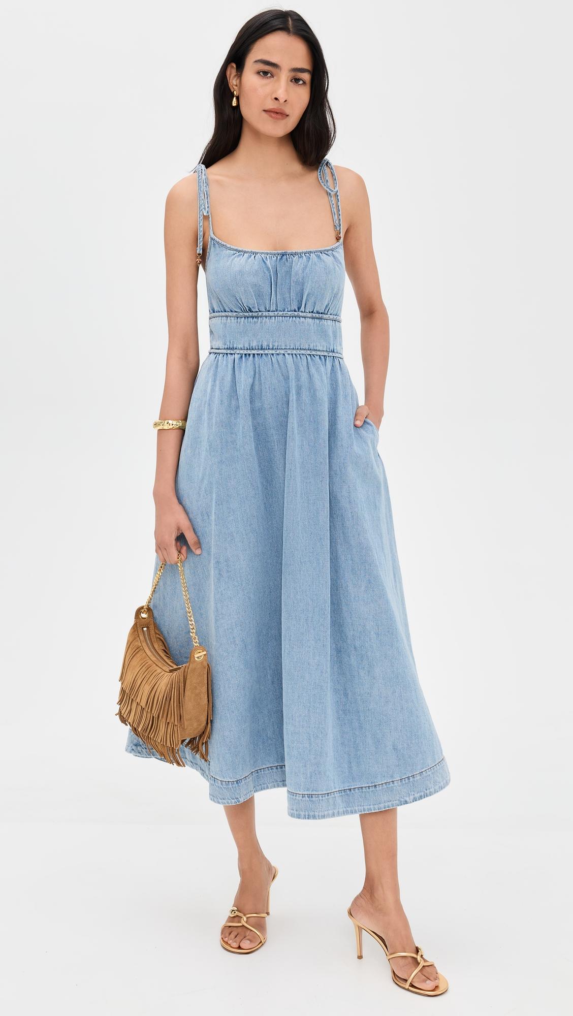 wanderlust denim picnic dress