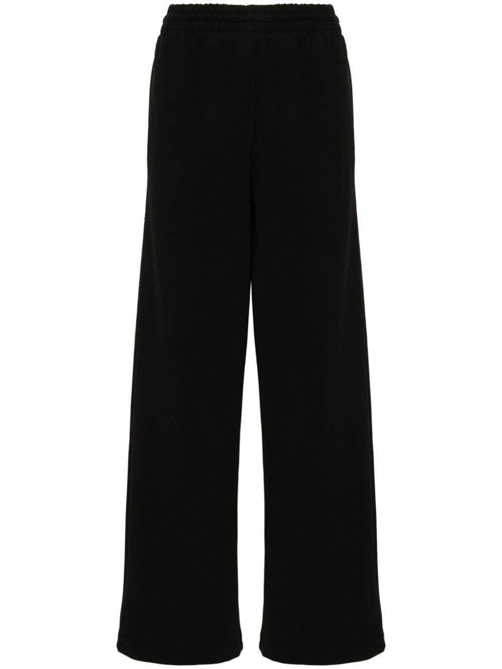 wardrobe nyc trousers black viscose - women