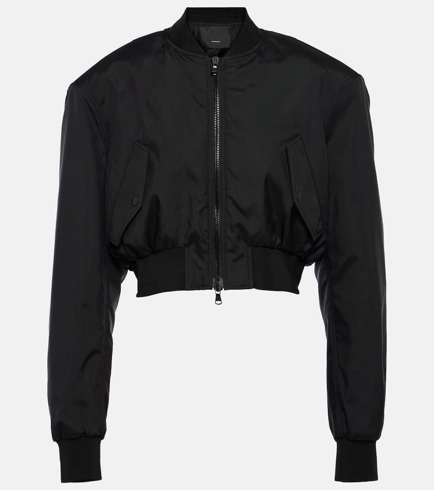 wardrobe. nyc cropped bomber jacket