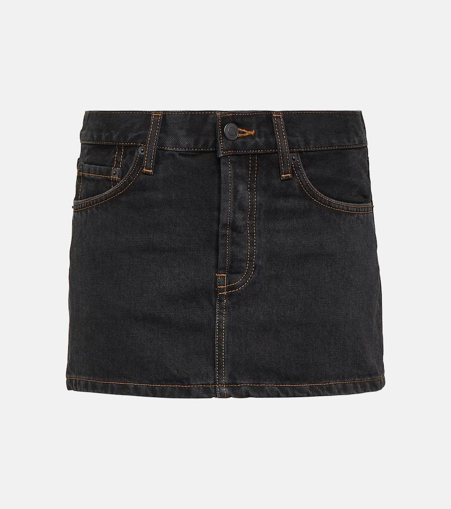 wardrobe. nyc denim miniskirt