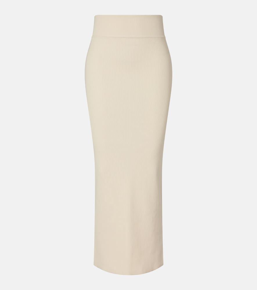 wardrobe. nyc knitted cotton column skirt