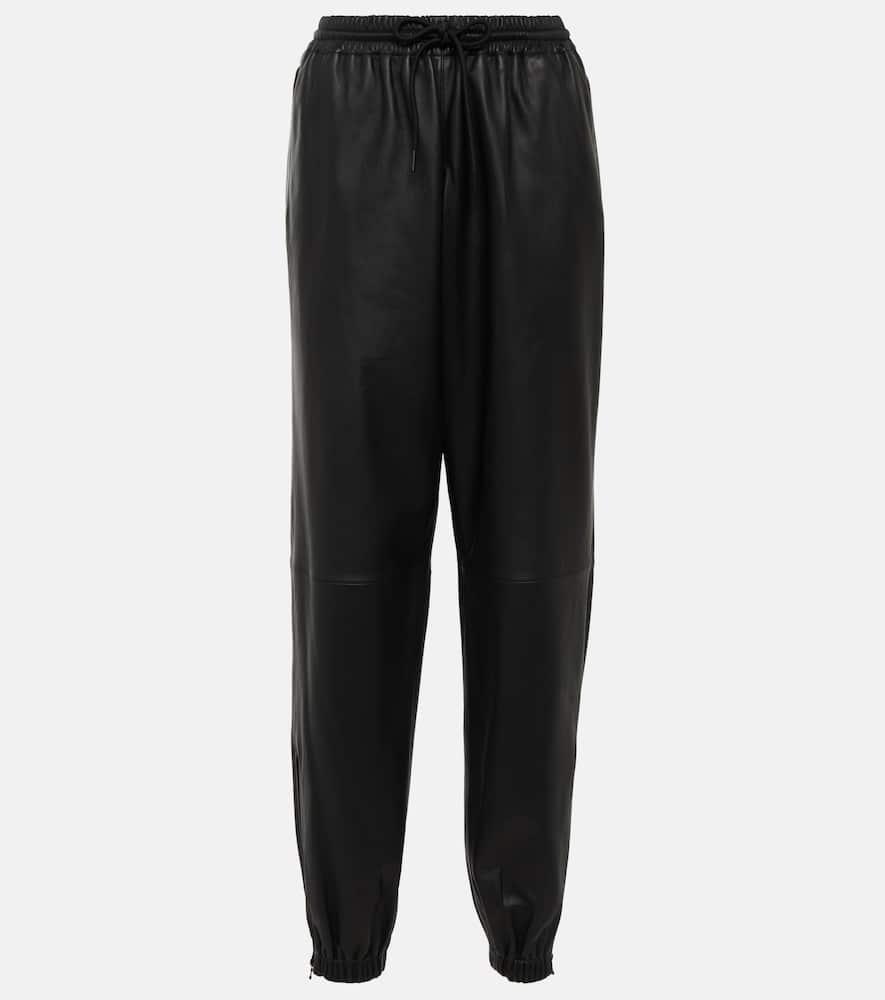 wardrobe. nyc leather sweatpants