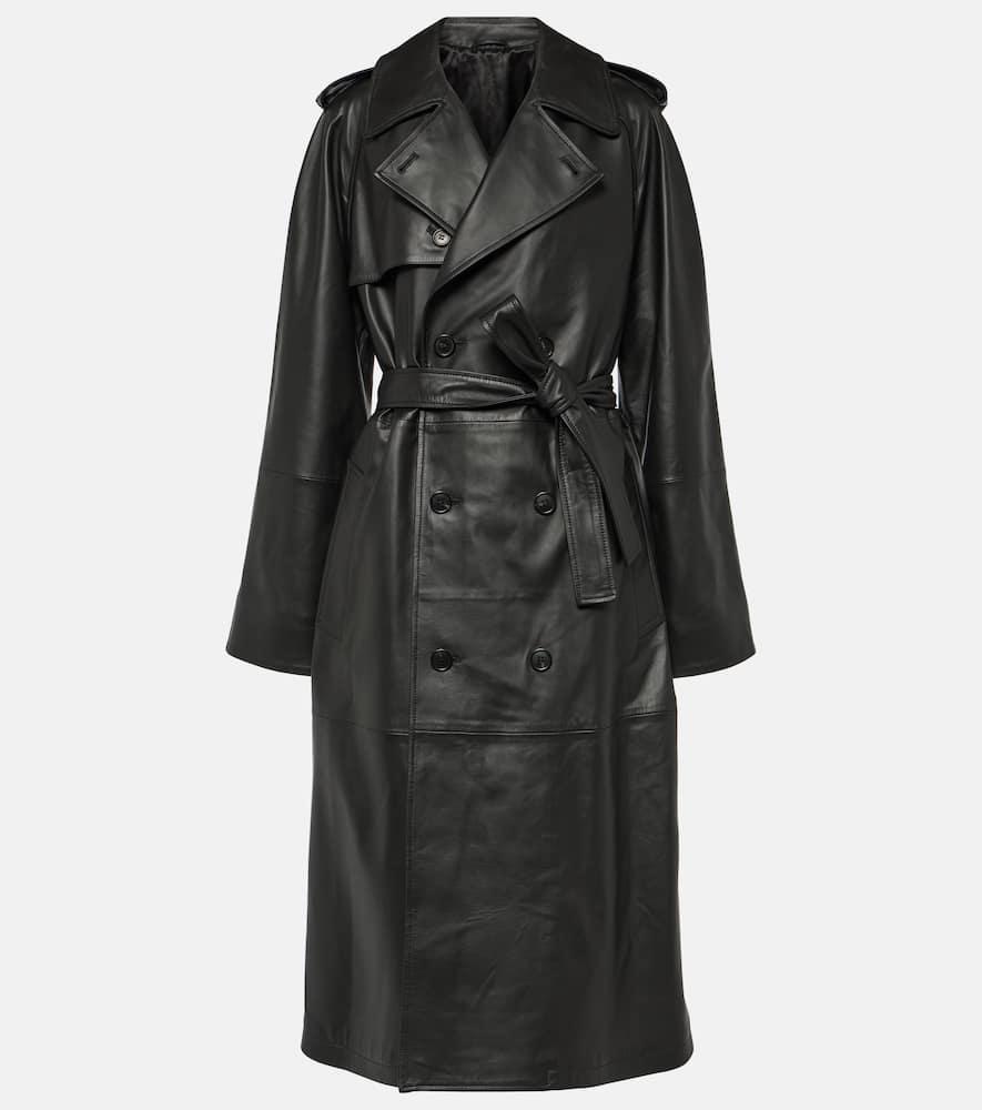 wardrobe. nyc leather trench coat