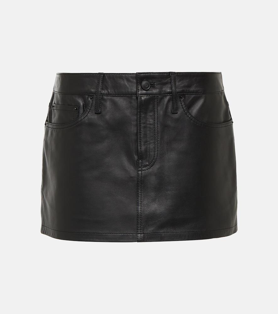 wardrobe. nyc micro leather miniskirt