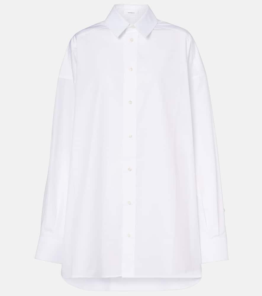 wardrobe. nyc oversized cotton poplin shirt dress