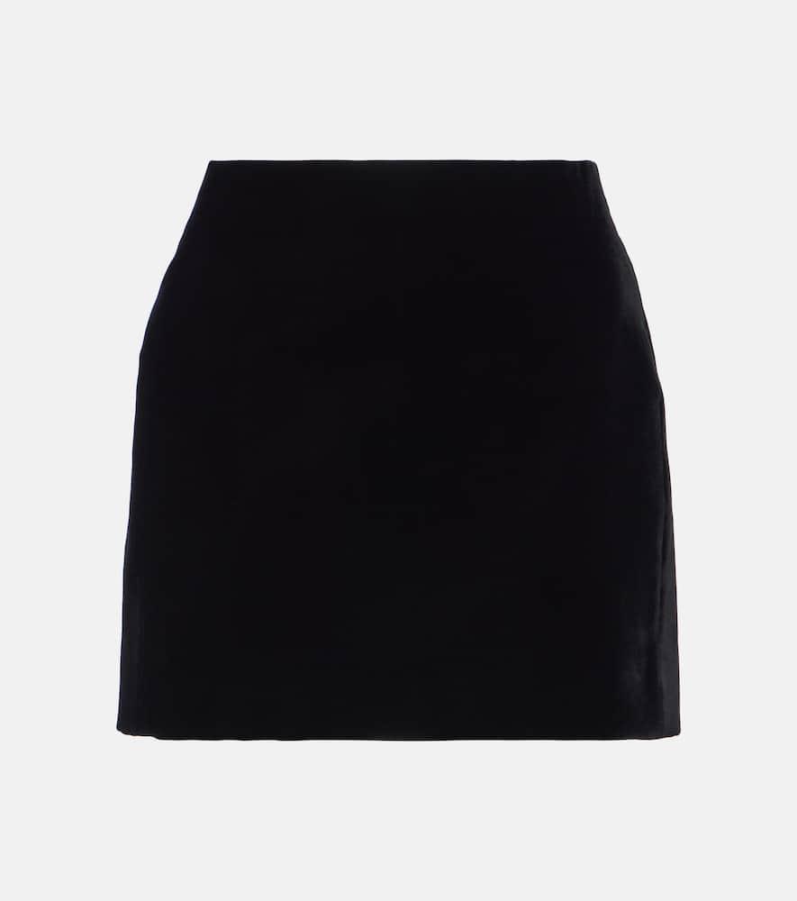 wardrobe. nyc velvet miniskirt