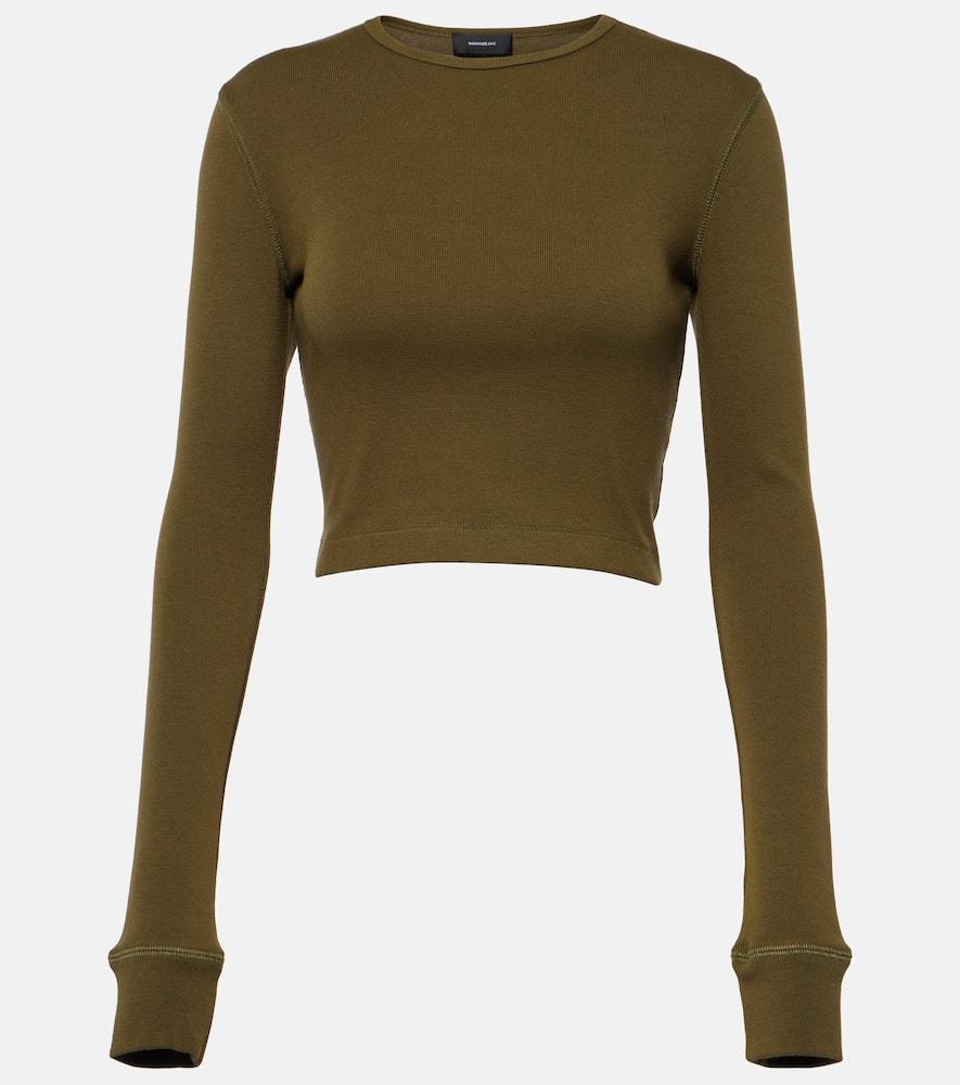 wardrobe. nyc x hailey bieber jersey crop top