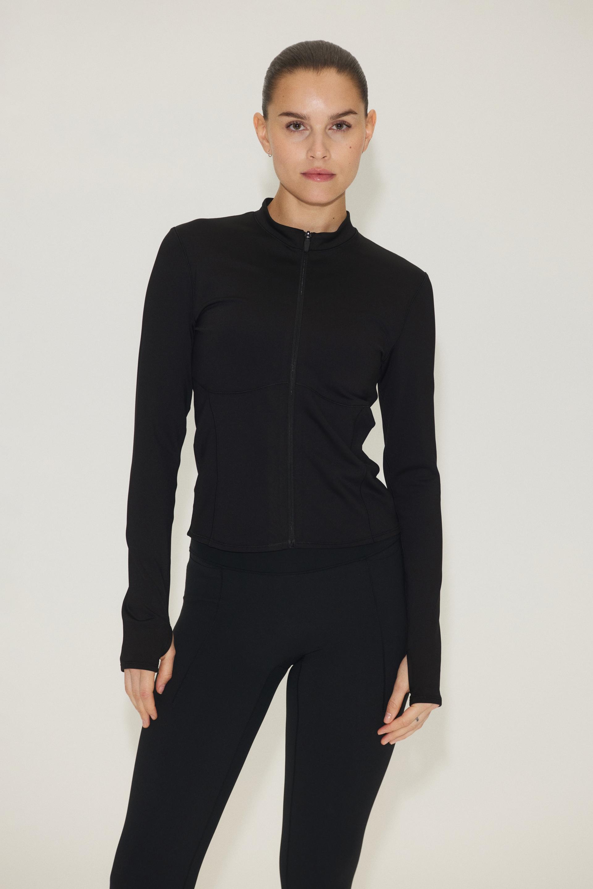 warm activewear jacket with drymove™