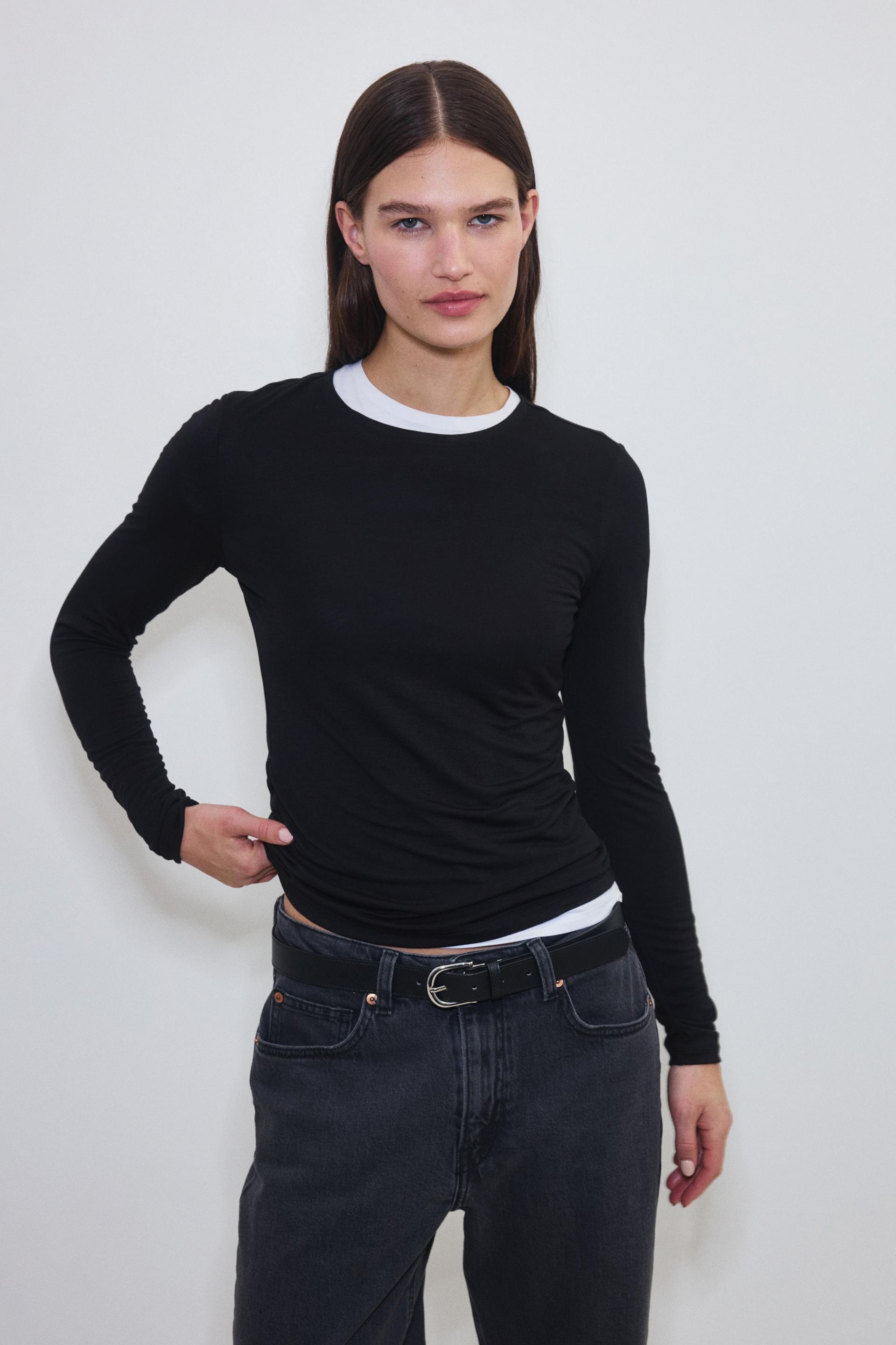 warming slim-fit top