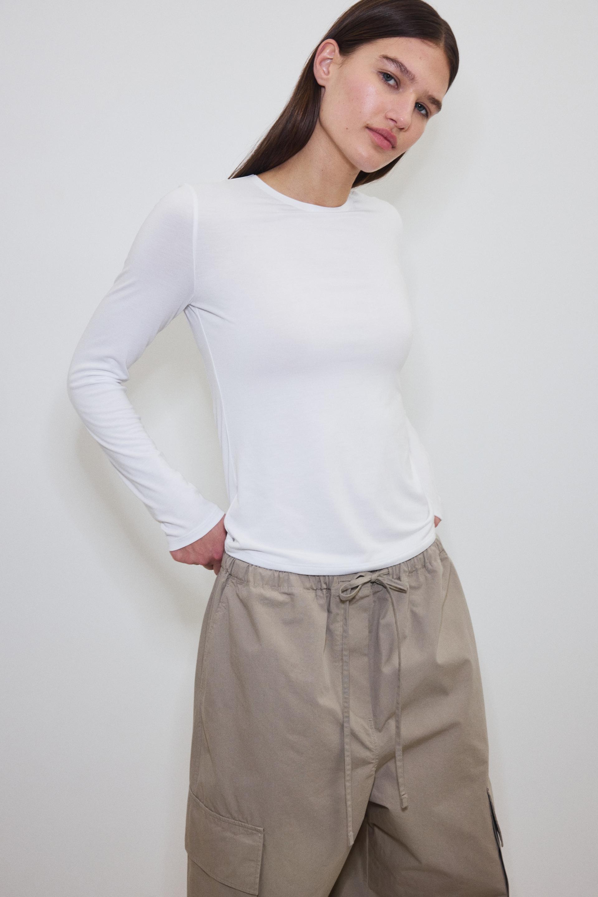 warming slim-fit top
