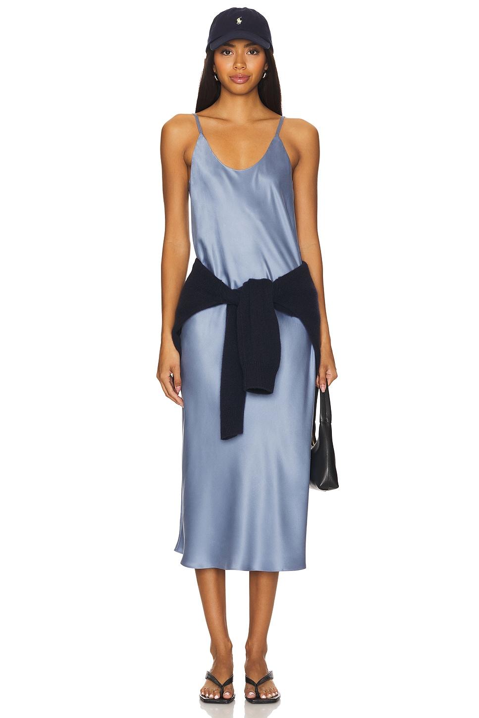 washable silk bias slip dress