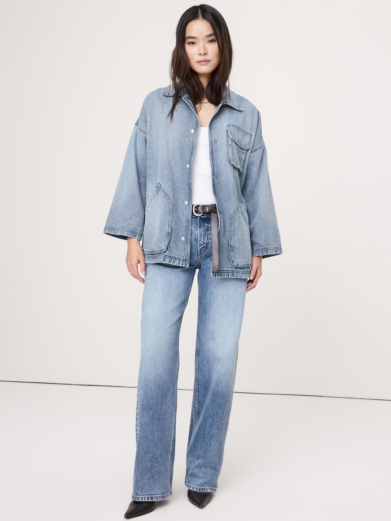 washed cotton chore jacket