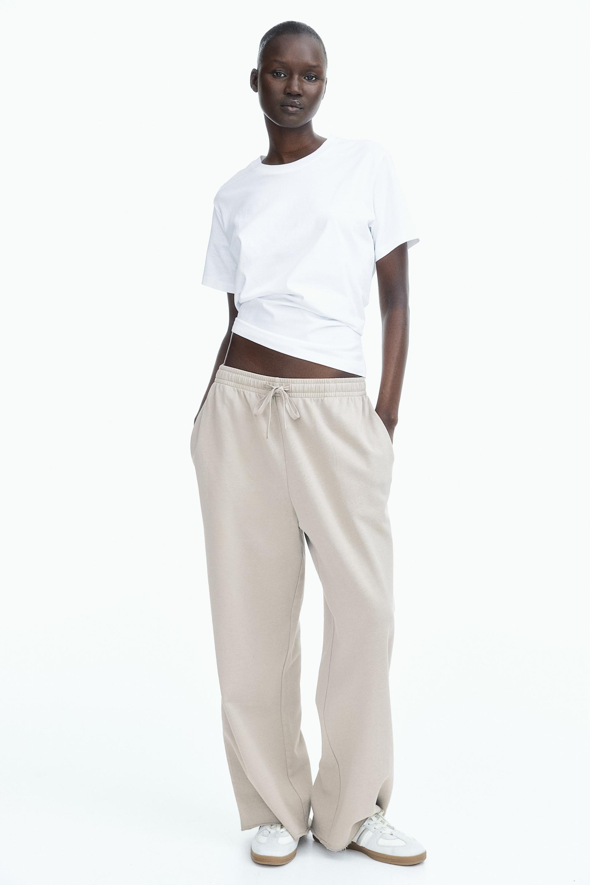 washed cotton sweatpants