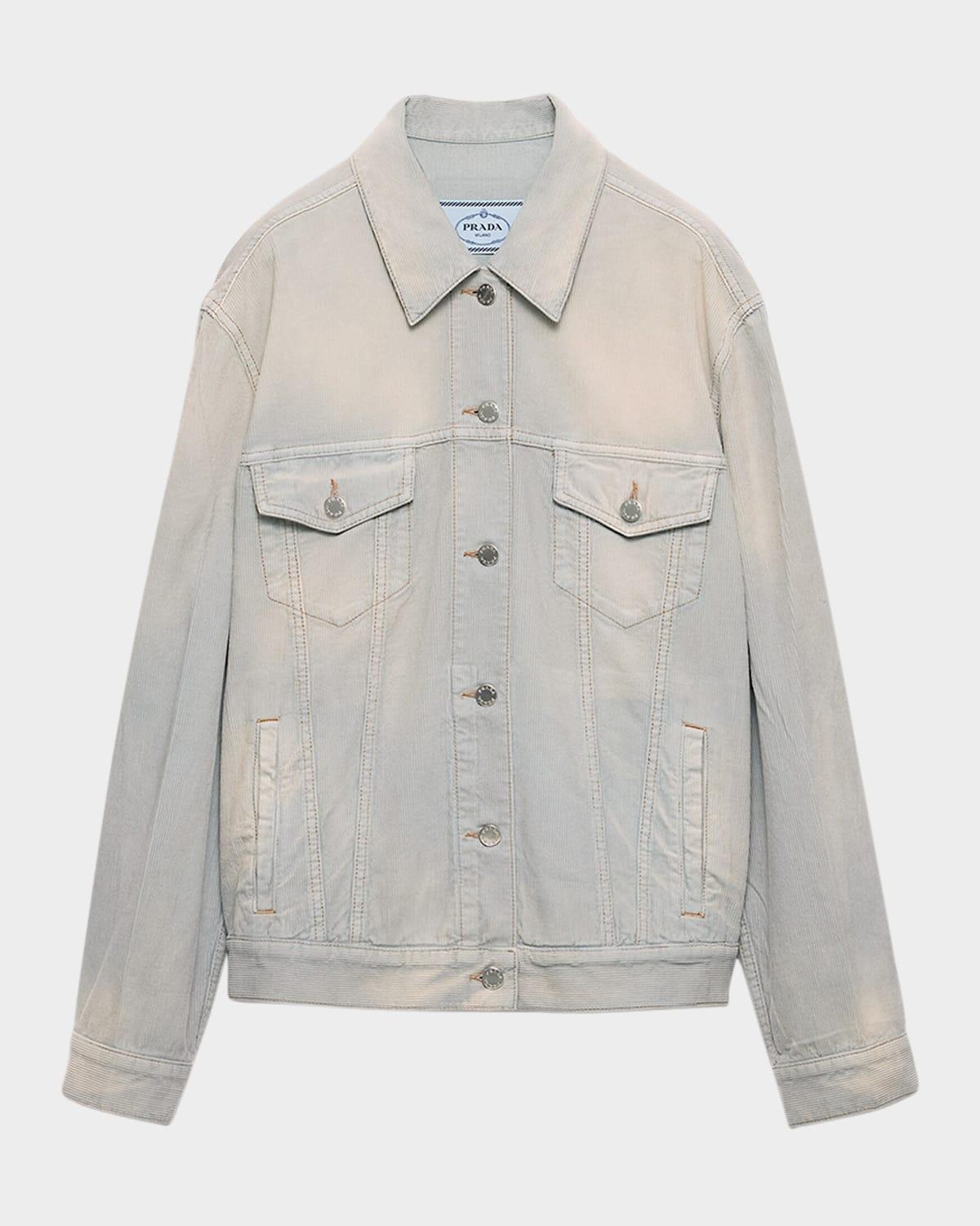 washed denim jacket