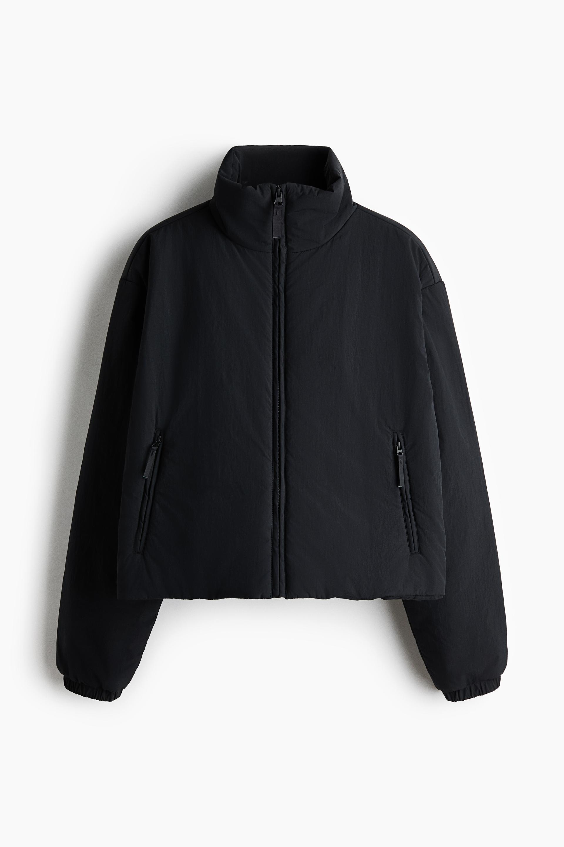 water-repellent padded activewear jacket