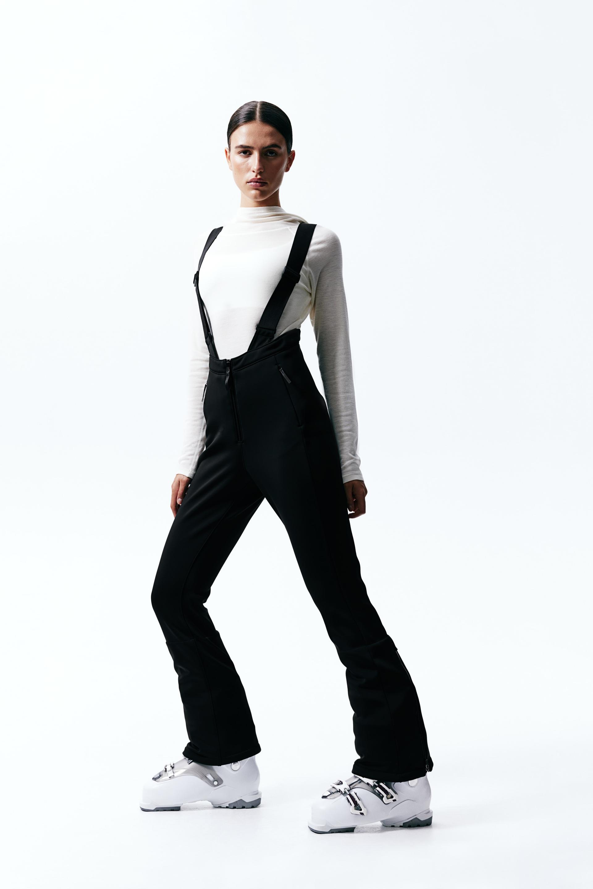 water-repellent ski pants