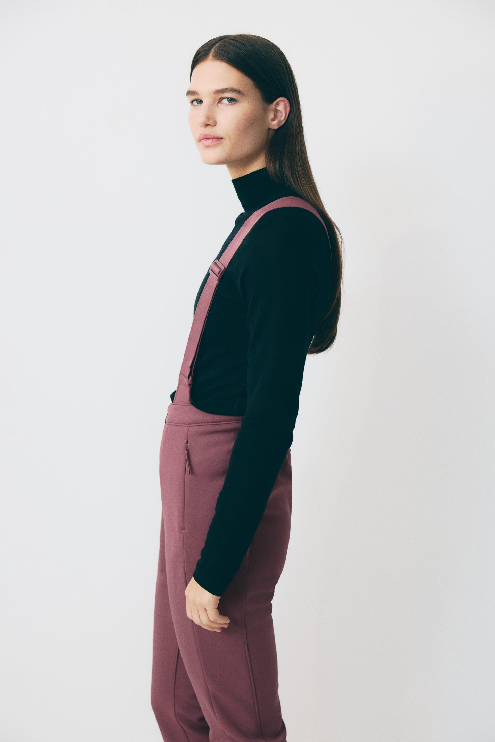 water-repellent ski pants