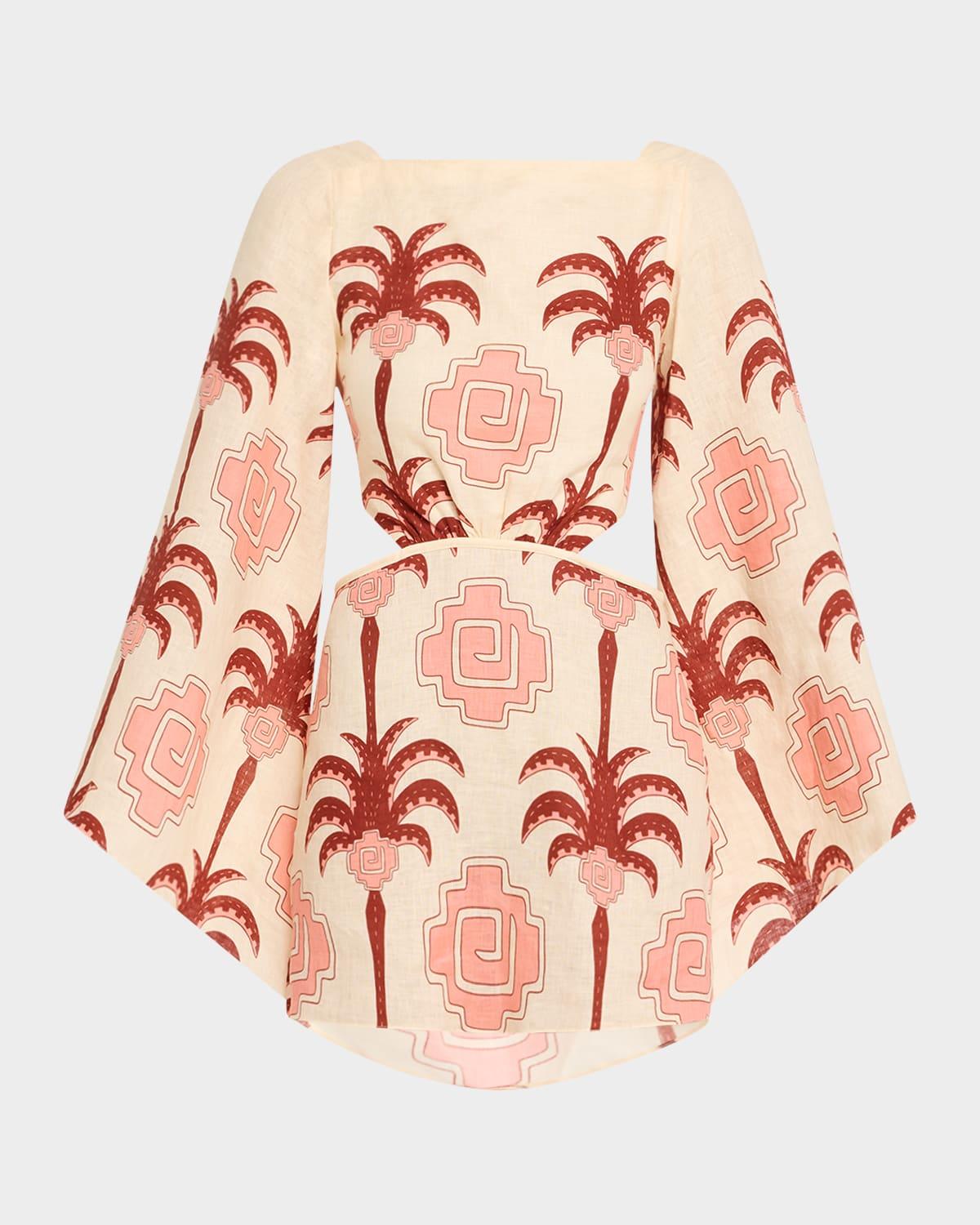 wave after wave mini dress